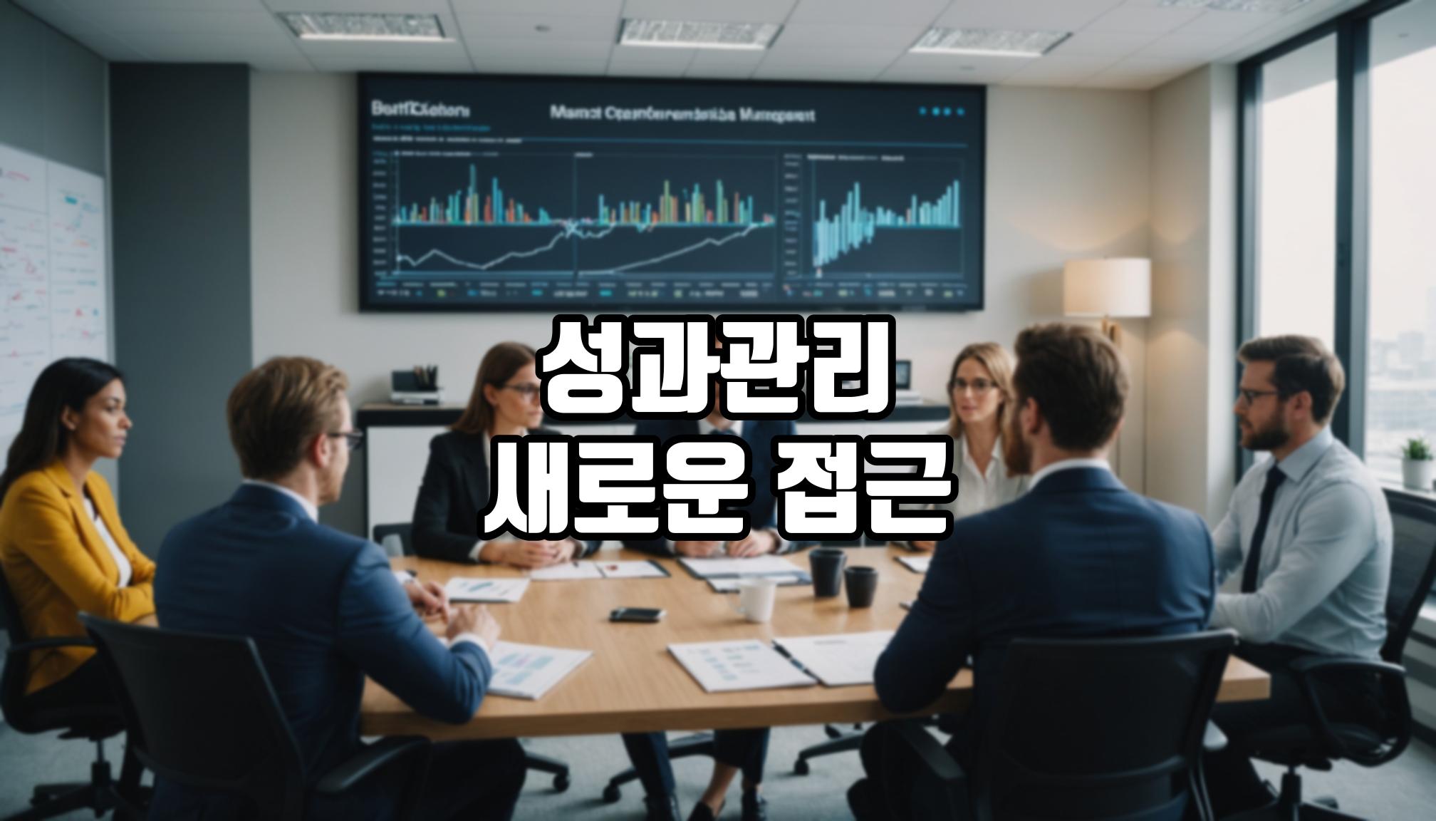 성과관리의 새로운 접근법