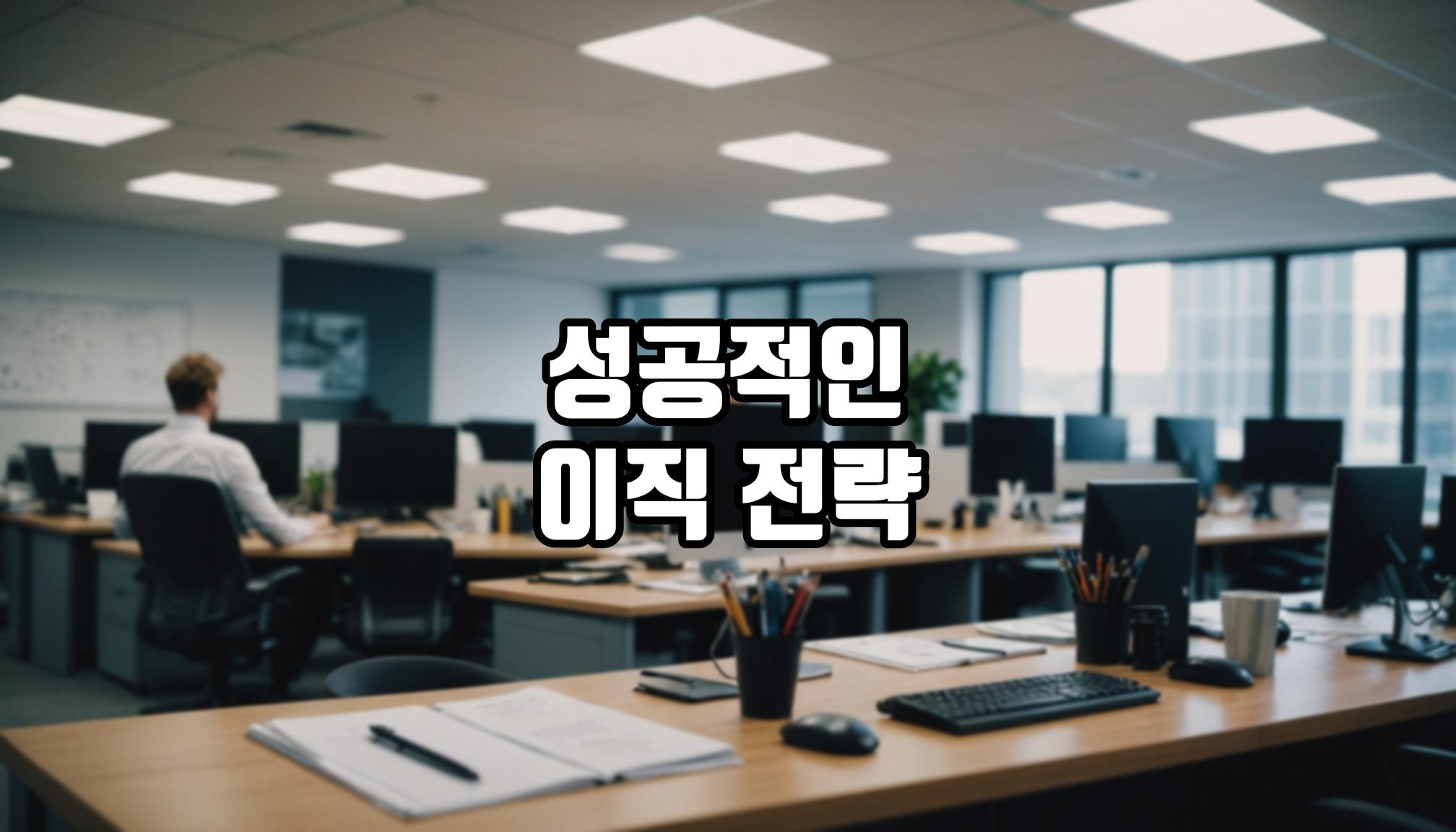 이직 성공을 위한 전략