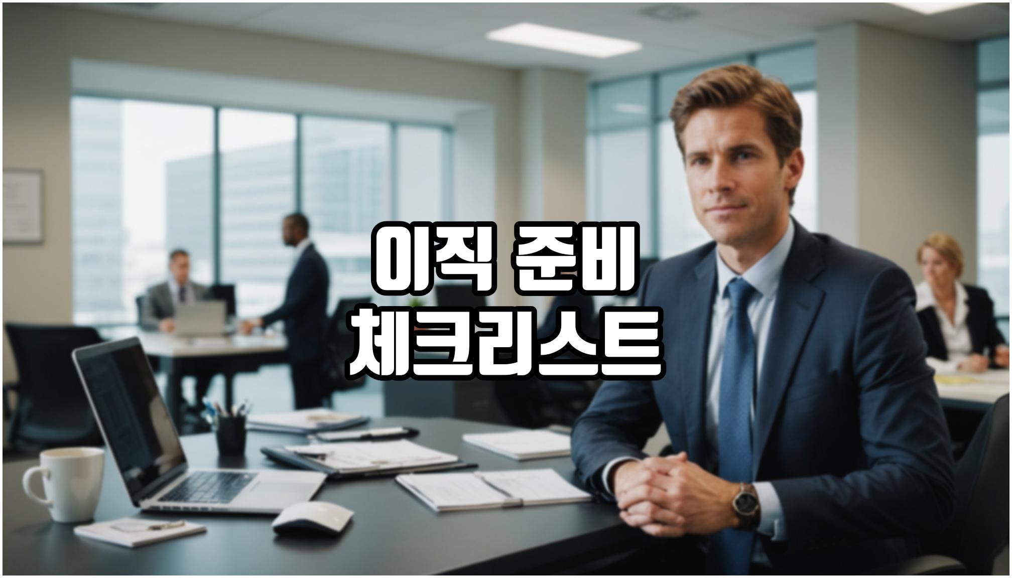 이직 준비 체크리스트