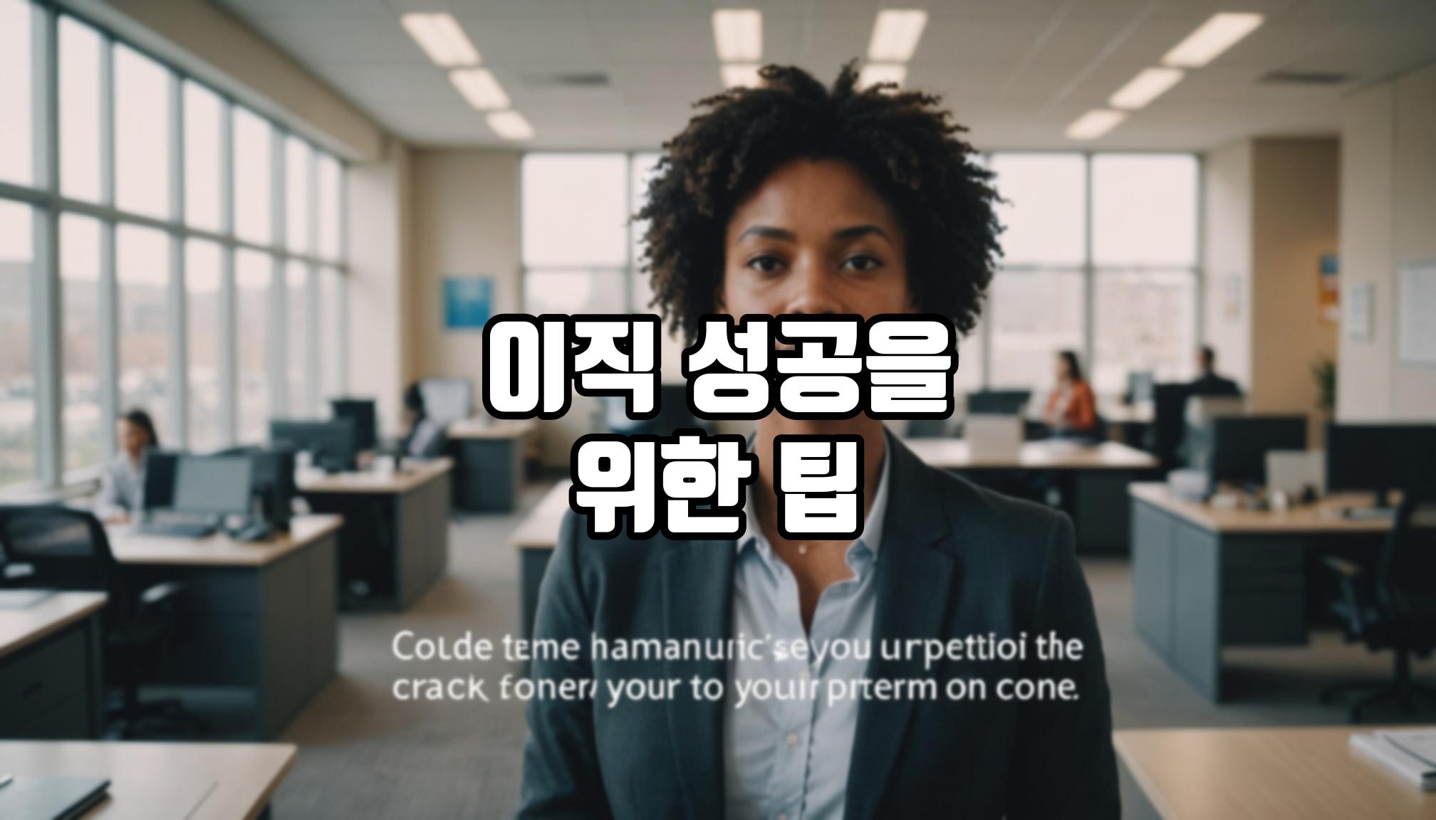 이직 성공을 위한 실전 팁