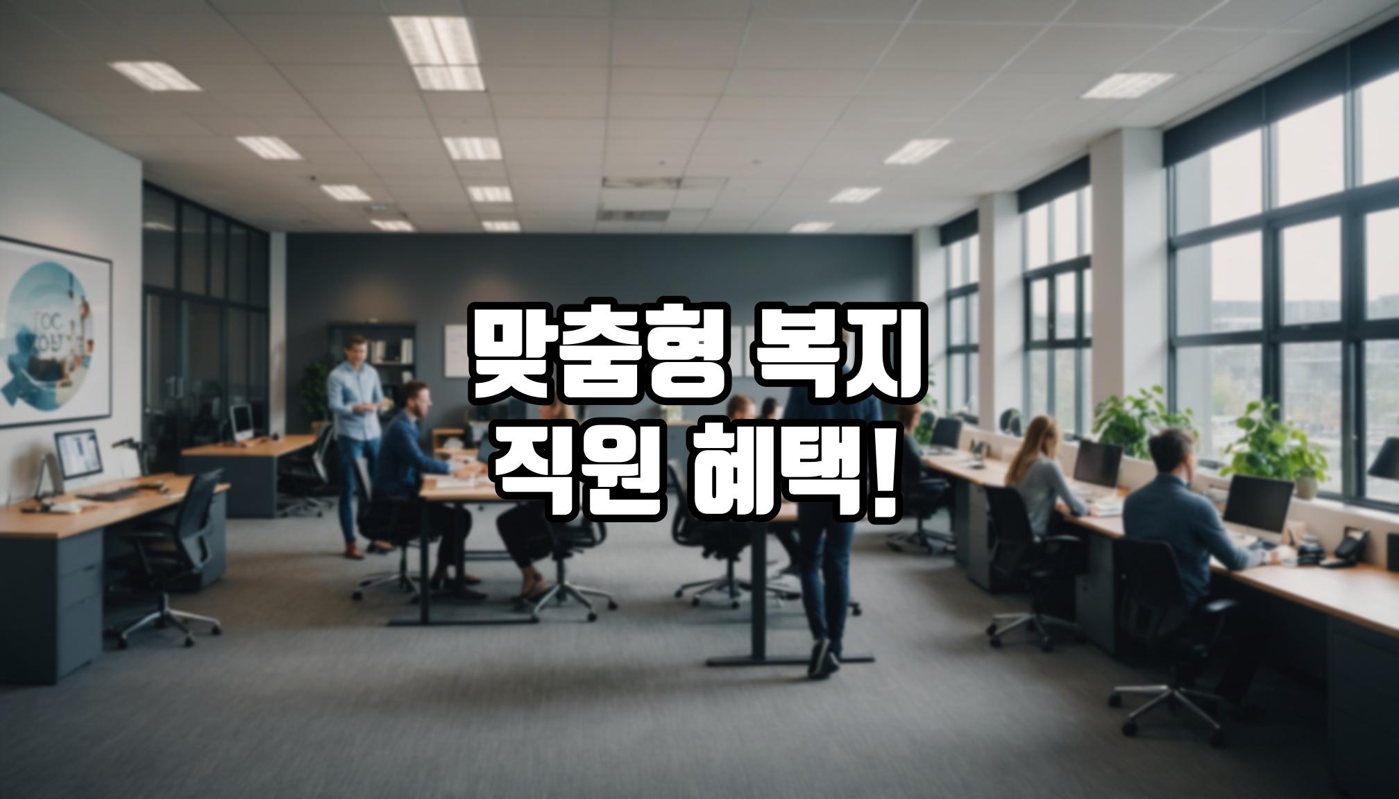 직장인 맞춤형 복지 제도