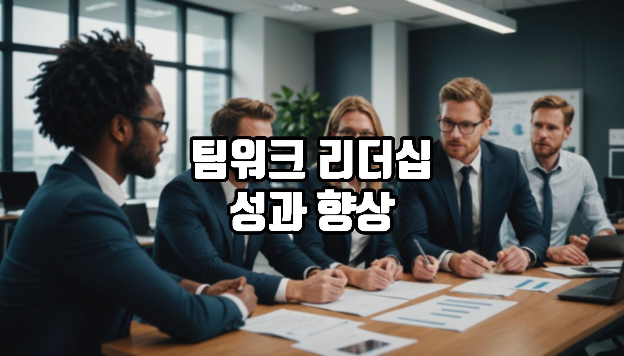 팀워크 리더십으로 성과 높이는 법은?