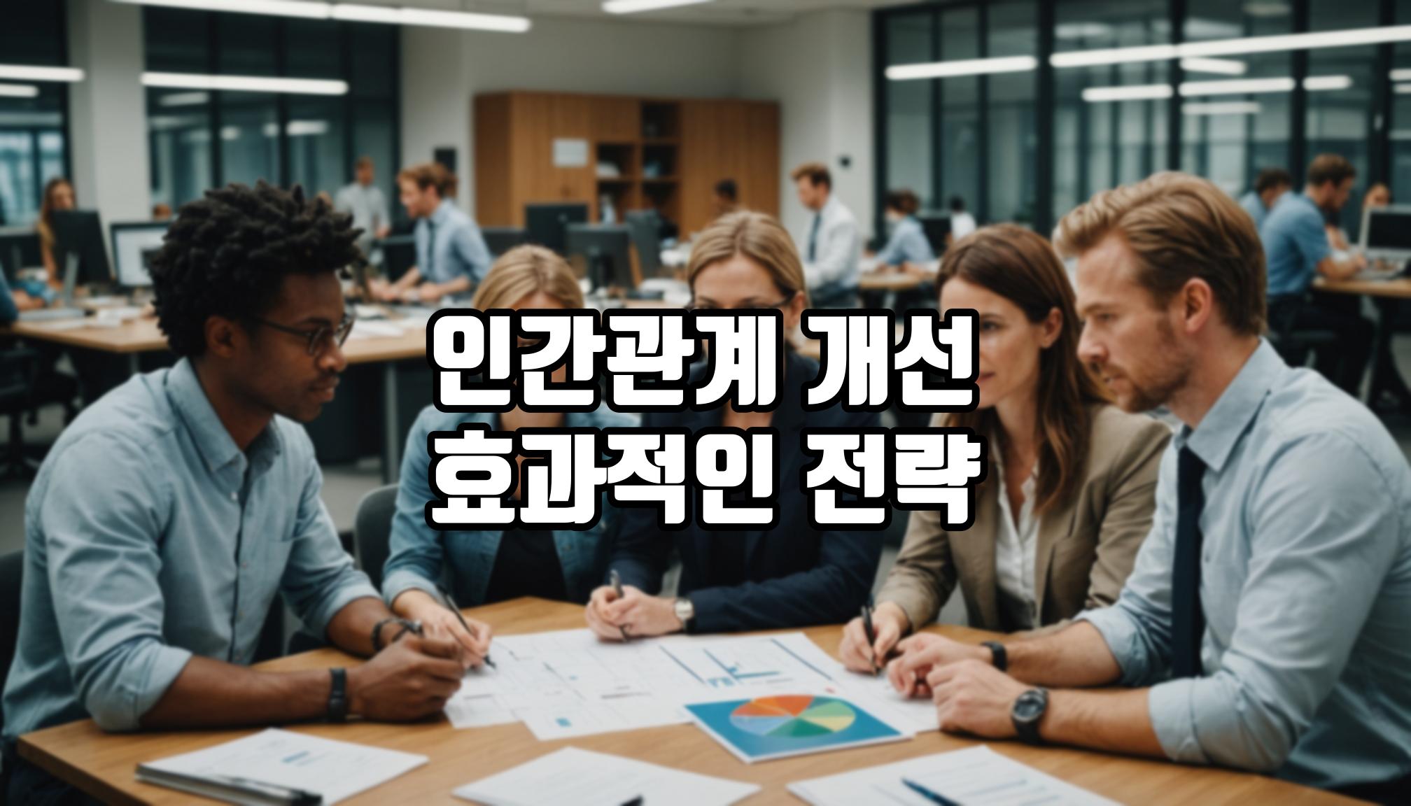 직장 내 인간관계 개선은 어떻게 할까?