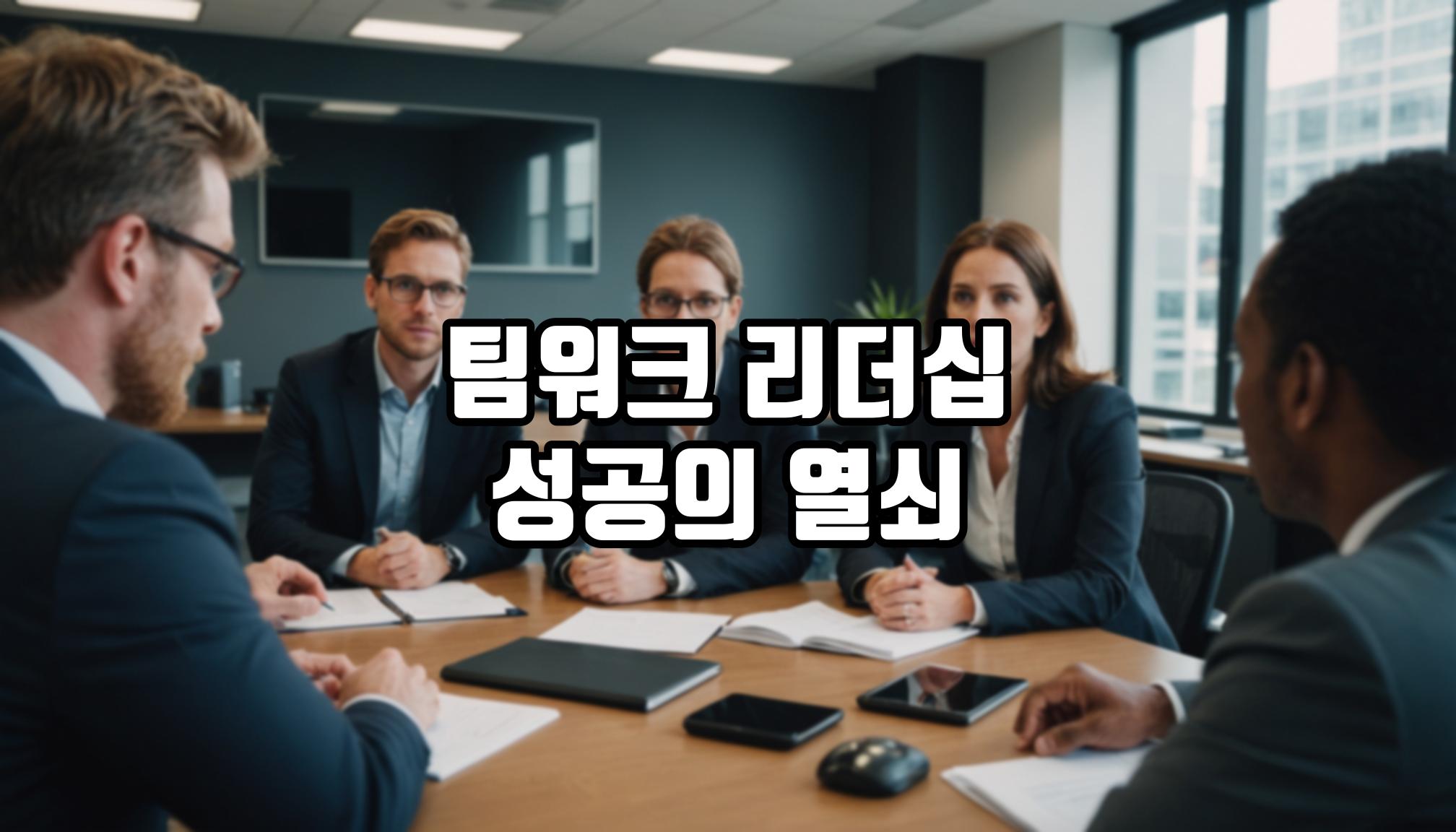 팀워크 리더십에서 중요한 요소는?