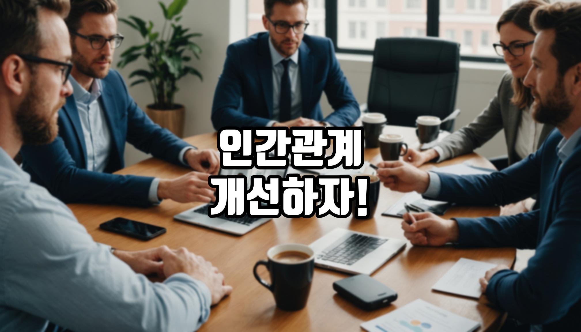 직장 내 인간관계 개선 방법은?