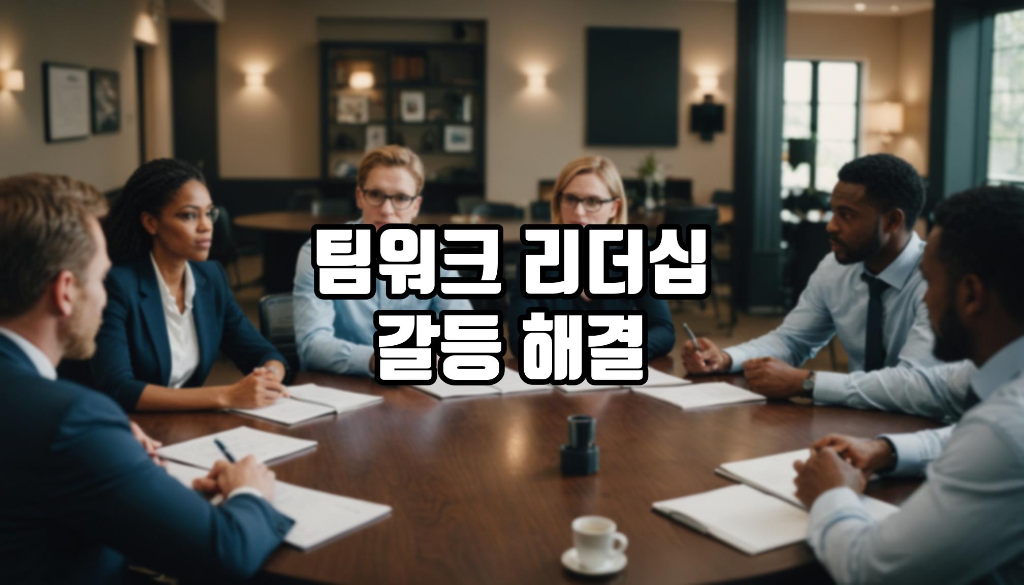팀워크 리더십으로 갈등 해결하기