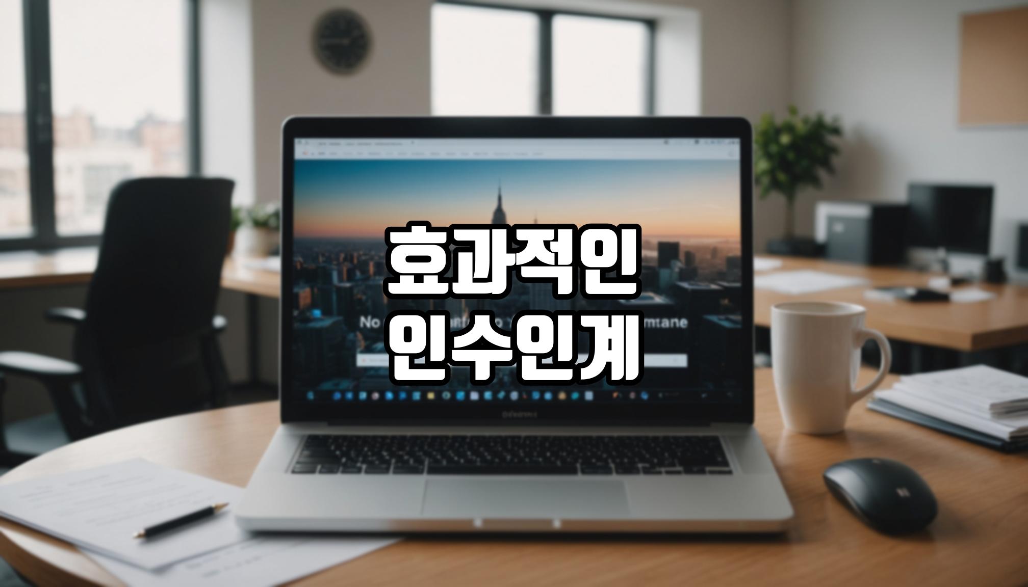 퇴직 직전 업무 인수인계 정리법