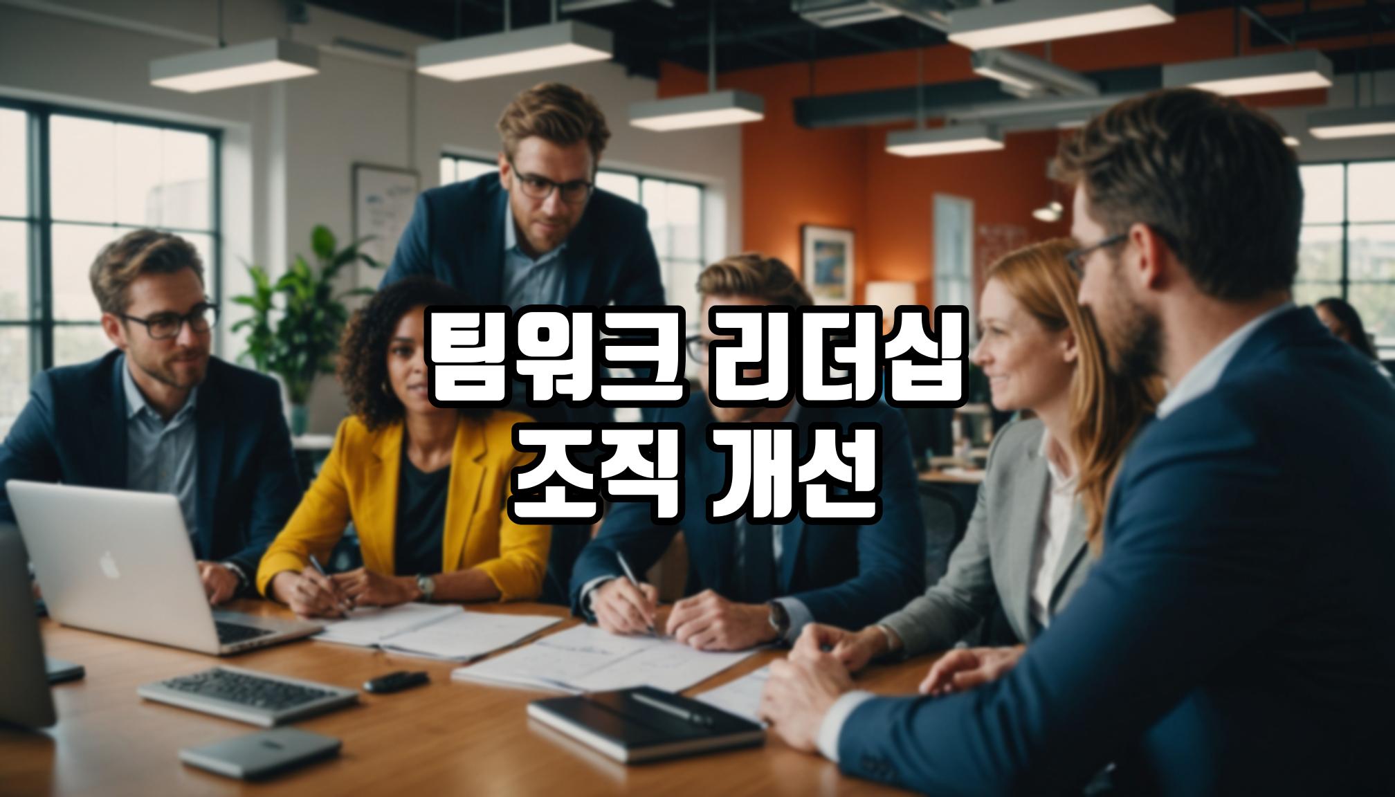 팀워크 리더십으로 조직 개선하기