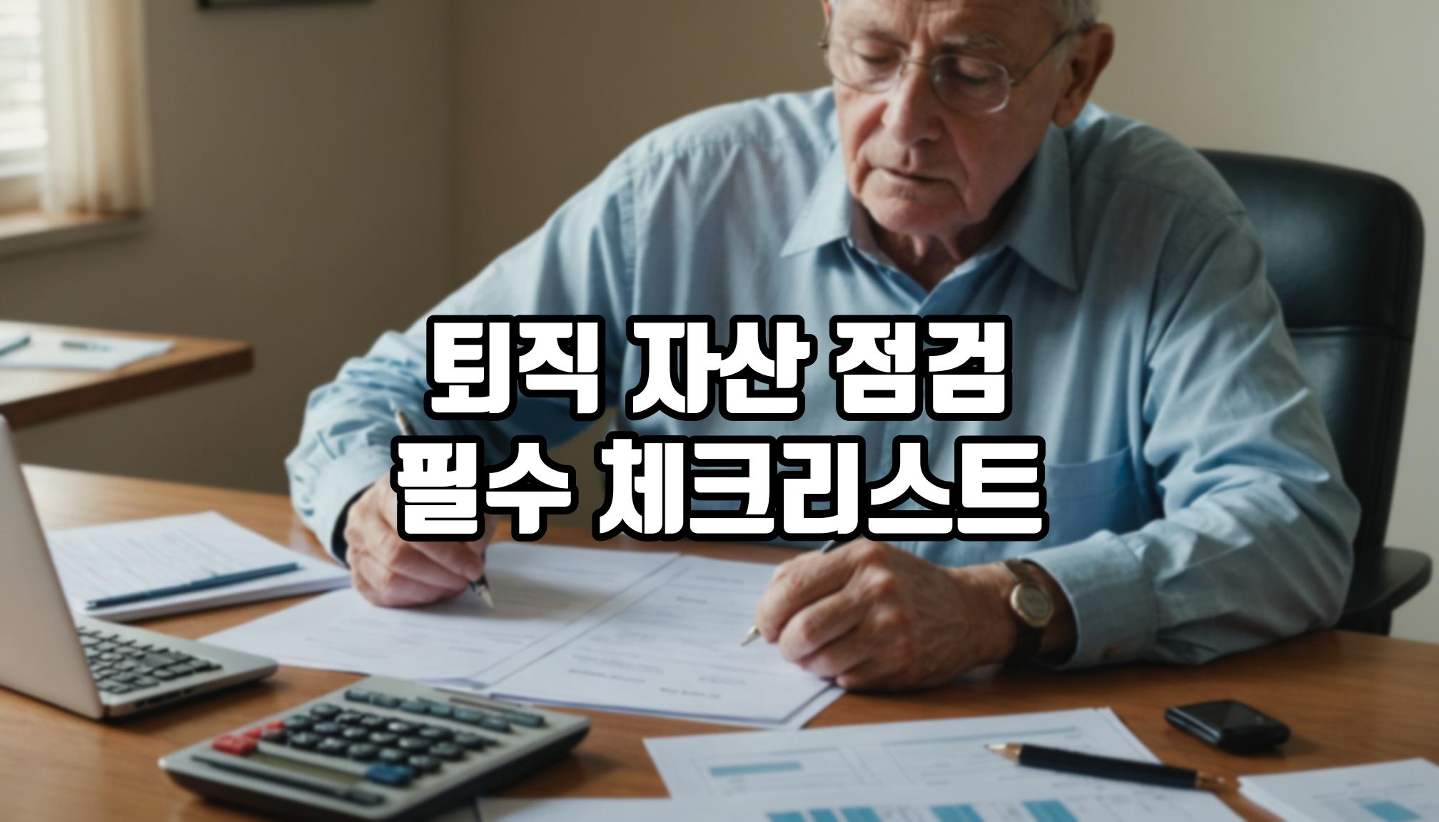 퇴직 전 자산 점검 체크리스트